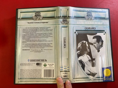 Vhs casablanca warner - -,